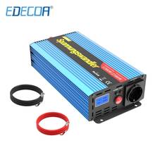 EDECOA 1200W 2500W modified sine wave inverter DC 12V to AC 220V 230V 240V off grid power inverter converter 1000W 1500W 2024 - buy cheap