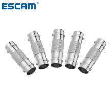 ESCAM 10pcs BNC Female To Female Inline Coupler Coax BNC Connector Extender For CCTV Camera Security Video Surveillance System 2024 - buy cheap