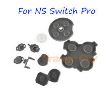 3 комплекта, запасные части для консоли NS Switch Pro LR Key Button ZL ZR Controller ABXY, проводящий клей 2024 - купить недорого