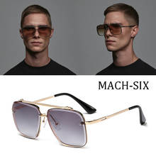 DPZ 2019 Fashion Classic Mach Six Style Gradient Sunglasses Cool Men Vintage Brand Design Sun Glasses Oculos De Sol 2024 - buy cheap