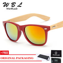 Wholesale Price Bamboo Foot Sunglasses Men Wooden Sunglasses  Brand Designer Original Wood Sun Glasses Women 2019 Hot 2024 - buy cheap