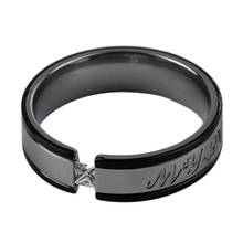 Модные вечерние кольца в простом стиле для мужчин и женщин, обручальное кольцо из титановой стали, ювелирные изделия, лучший подарок 2024 - купить недорого
