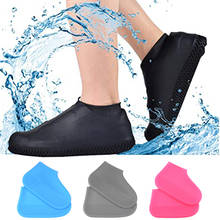 Waterproof Shoe Cover High Elasticity Wear-Resistance Silicone Rain Shoe Covers Unisex Shoes Organizers Rainboots Rainy Days 2024 - buy cheap