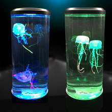 5V LED Night Light Jellyfish Lamp USB Power Color Changing Jellyfish Aquarium Tank Nightlights Relax Bedside Lantern Decor 2024 - buy cheap