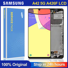 6.6'' Original For Samsung A42 5G A426 A426B SM-A426B Display lcd Screen Digitizer with Frame Assembly for Samsung A42 LCD 2024 - buy cheap