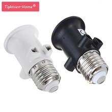 PBT Fireproof E27 Bulb Adapter Lamp Holder Base Socket Conversion with EU Plug AC100-240V 4A  for Lights 2024 - buy cheap