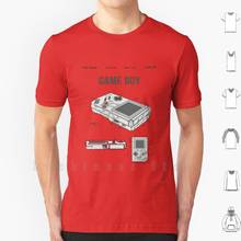 Camiseta de charol de Gameboy 6xl, camiseta fresca de algodón, videojuego de mano de Nintendo Boy, juguete electrónico de los 90, 90 y 1990s 2024 - compra barato