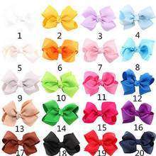 20pcs 3 Inch Large Hairbow Band Baby Girls Hair Bows Grosgrain Ribbon With Clips Cosplay Dancing Performance Head decoration 2024 - buy cheap