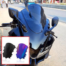 Windshield For YAMAHA YZF R15 V3.0 2017-2020 YZF-R15 V3 17'-20' Double Bubble Motorcycle Windscreen Windshield Screen Protector 2024 - купить недорого