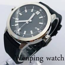 Corgeut 45mm Men's Casual Military Sports Watch Black Sterile Dial Date Luminous Waterproof Men's Top Automatic Watch 2024 - buy cheap