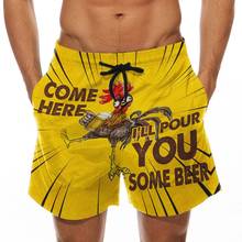 New Arrival Cock Print Beach Shorts Men Quick-drying Breathable Surfing Shorts Male Funny Stop Staring At My Cock Shorts#0708LJC 2024 - buy cheap