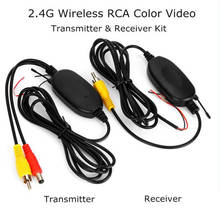 2.4G Wireless Color Video Transmitter & Receiver For Car Rear Backup View Camera 2024 - buy cheap