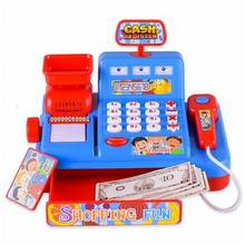 Child Simulated Music Light Market Cash Register Kids Role Play Puzzle Toy Gift 2024 - buy cheap