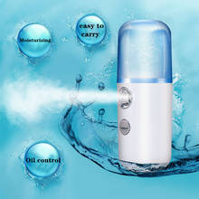 Vaporizador Facial Nano pulverizador, dispositivo de belleza hidratante, atomizador Facial portátil con carga USB 2024 - compra barato