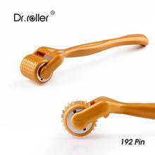 Dr.roller 192 Derma roller best titanium alloy needles for hair regrowth skin rejunvenation 2024 - buy cheap