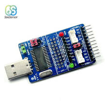 Módulo adaptador de serie CH341A USB a SPI I2C IIC UART TTL ISP, convertidor EPP/MEM para depuradora de cepillo Serial RS232 RS485 3,3 V 5V 2024 - compra barato