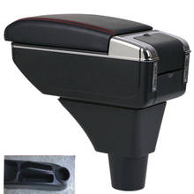 For honda civic ep3 armrest box central Store content Storage armrest box with cup holder ashtray USB interface 2001-2006 2024 - buy cheap