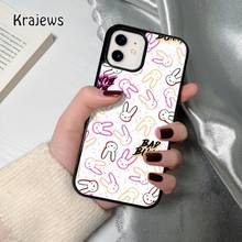 Funda de teléfono krawides Bad Bunny Inspired, carcasa para iPhone 12 13 mini 5 6S 7 8 PLUS X XS XR 11 PRO MAX SE 2020 2024 - compra barato