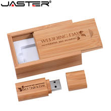 JASTER-unidad flash usb de madera de arce con logotipo personalizado, memoria usb 2,0 de 4GB, 8GB, 16GB, 32GB y 64GB, regalo de fotografía, Walunt wood 2024 - compra barato