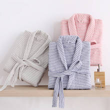 Sleepwear Washing Gauze Sleeprobe Females Casual Home Bathrobe  Three Layers 100% Cotton Unisex Robe Sexy Bath Robe Men Women 2024 - buy cheap
