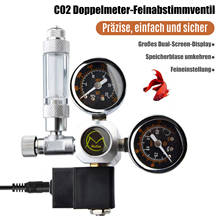 Aquarium CO2 Regulator 220V Magnetic Solenoid Kit with Check Valve Bubble Counter Fish Tank DIY CO2 Control System Kit W21.8 G5 2024 - buy cheap