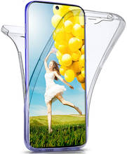 360 всего тела мягкий чехол на самсунг Galaxy S20 Ultra S10e S9 S8 Plus S7 S6 Edge Note 10 9 8 5 Тонкий прозрачный задняя крышка 2024 - купить недорого