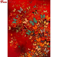 5D Diamond Painting Animal  butterfly Full Square Rhinestone Picture Hand embroidery Sale Diamond Mosaic Home Decor Gift 2024 - buy cheap