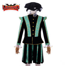 Cosplay legend Medieval Renaissance Tudor Elizabethan Cosplay Costume Men's Tudor Elizabethan Court Suit Custom Made H001 2024 - buy cheap