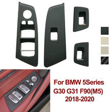LHD Car Interior Door Window Lifting Switch Cover Panel Trim Replacement For BMW 5 Series G30 G31 525 528 530 540 2024 - buy cheap