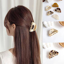 Temperament Women Cool Style Little Fresh Hairpin Claw Clip Leopard Hawksbill Girls Hair Claw Lady Fashion Headwear Accessory 2024 - buy cheap