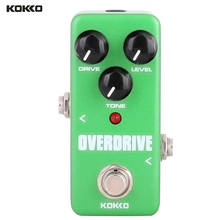 Kokko fod3 overdrive mini pedal de efeito de guitarra, pedal portátil, true bypass 2024 - compre barato