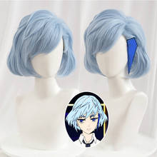 Anime Tower of God Aguero Agnes Khun Cosplay Wig Costume Short Light Blue Synthetic Hair Adult Kami No Tou Wig+Free Wig Cap 2024 - buy cheap