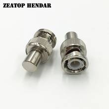 Adaptador de terminação resistor macho bnc, bronze rf coaxial de carga impedância 50 ohm conector reto 2024 - compre barato