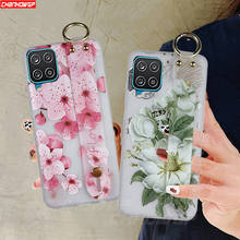 Flower Holder Stand Soft Case For Samsung Galaxy A12 A32 A02S A42 A52 A72 A21S A51 A71 A01 A11 A31 A41 S20 S21 Wrist Strap Cover 2024 - buy cheap