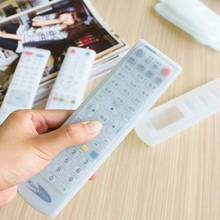 Funda protectora de silicona transparente para mando a distancia de TV, soporte organizador de polvo impermeable, accesorio para el hogar 2024 - compra barato