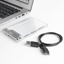 2,5-дюймовый корпус для жесткого диска SSD, чехол для ноутбука SATA III к USB 3,0, адаптер для жесткого диска, коробка для жесткого диска без инструментов, коробка для жесткого диска для компьютера 2024 - купить недорого