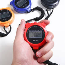 XL-011 LCD хронограф ручной спортивный таймер секундомер для фитнеса с цифровым дисплеем с функцией календаря 2024 - купить недорого