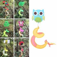 Moinho de vento espiral animal, brinquedo colorido para crianças, 1 peça 2024 - compre barato