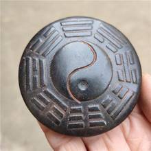 Tibet Hongshan Culture Natural Meteorite Antique Tai Chi Gossip Statue Mascot Collection Pendant Decoration Home Feng Shui 2024 - buy cheap