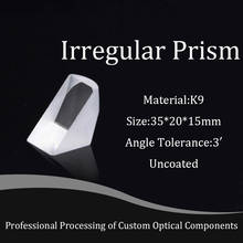 Optical quality K9 glass roof prism anti-reflection coating high quality test experiment optical components wholesale custom 2024 - buy cheap
