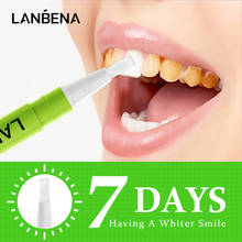 Ручка для отбеливания зубов LANBENA, гигиена лайма, гель, чистящая сыворотка, удаление зубного налета, пятна, отбеливание, инструменты для гигиены полости рта 2024 - купить недорого
