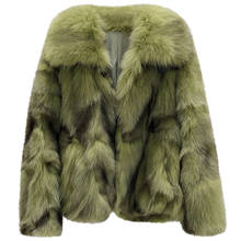 2019 mulheres Casaco De Pele Real Natural Fox Fur Jacket Casacos longo casaco Quente Grossa Feminino frete grátis Europeu de pele de raposa 2024 - compre barato