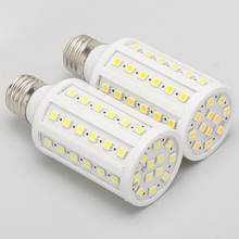 Кукурузная лампа E27LED AC110-230V 12W 60 LED 5050SMD, драйвер постоянного тока, длительный срок службы, чем обычно, 1 шт./лот 2024 - купить недорого