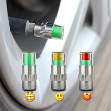 4PCS 2.4 Bar 30PSI Car Auto Tire Pressure warning device Monitor Valve Stem Caps Sensor Indicator Eye Alert Diagnostic Tools Kit 2024 - buy cheap