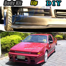 Car Bumper Lip Front Spoiler Skirt Deflector For Nissan EXA / Pulsar NX N12 N13 Tune Car Modified Body Kit VIP Hella Flush Lips 2024 - buy cheap