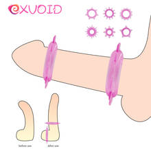EXVOID 3PCS Elastic Penis Ring Sex Toys for Men Erection Intimate Goods Scrotum Bind Cock Silicone Ring Delay Ejaculation 2024 - buy cheap