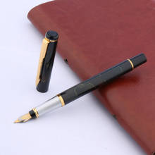 Baoer 801 Ice Flower Golden Arrow Accessories Office School Gift Medium Nib Fountain Pen 2024 - buy cheap