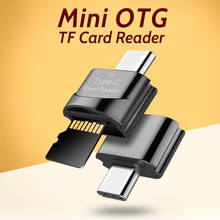Устройство чтения карт памяти Micro Usb OTG TF Type C на Micro-SD, TF адаптер Mini Smart для смартфона, ноутбука, разъем Usb C 2024 - купить недорого