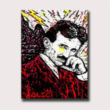 Alec Monopolys NIKOLA TESLA HD Wall Art Canvas Poster Print Canvas Painting Decorative Picture for Office Living Room Home Decor 2024 - buy cheap