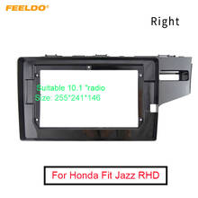 FEELDO Car Radio Stereo 2Din Fascia Frame for Honda Fit Jazz RHD 10.1 Inch Big Screen DVD Dashboard Panel Mount Trim Kit 2024 - buy cheap
